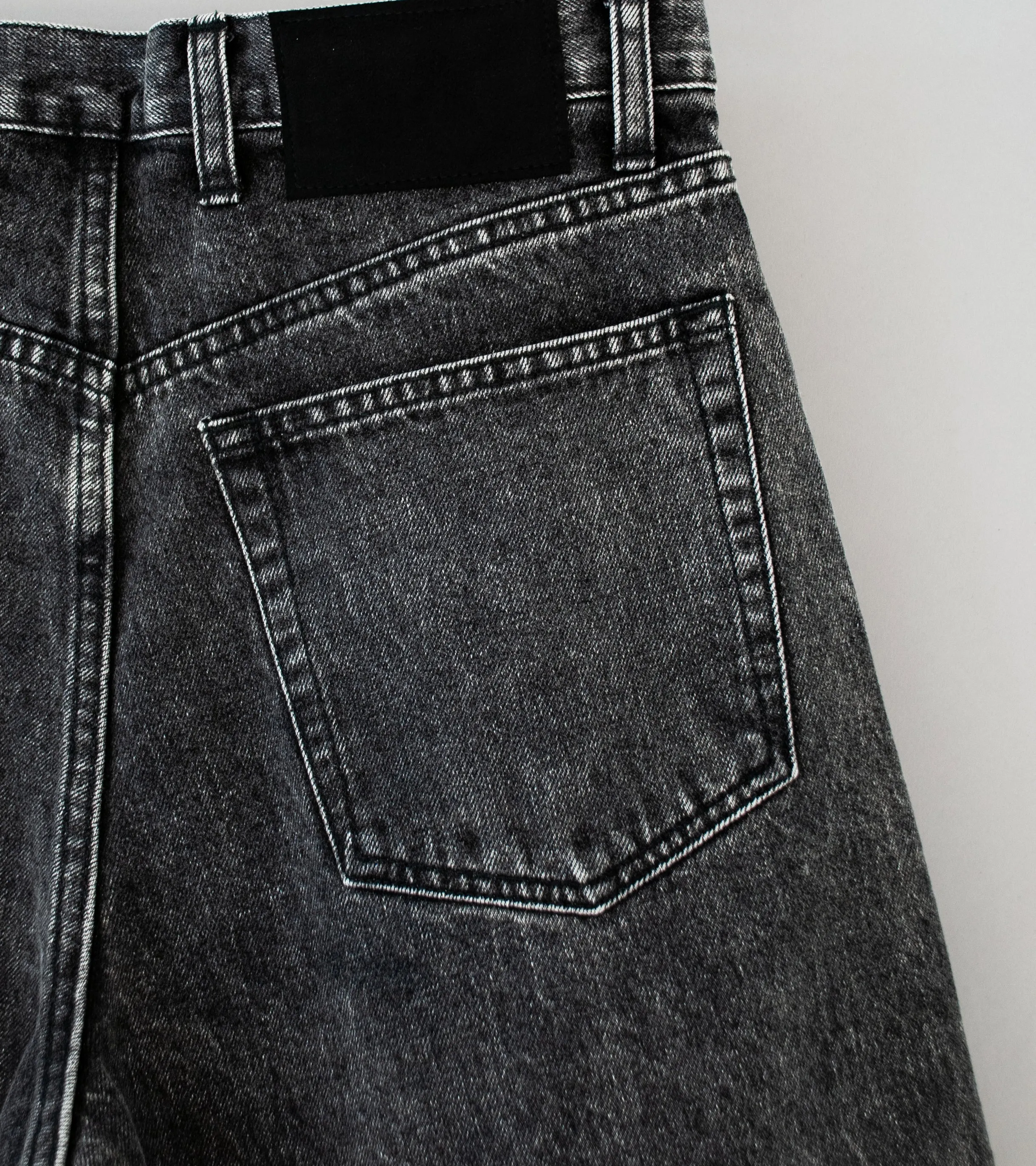 Stein 'Chemical Bleached Denim Jeans' (Black)