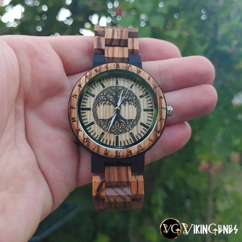 The Great Tree Of Life Wooden Watch