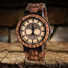 The Great Tree Of Life Wooden Watch