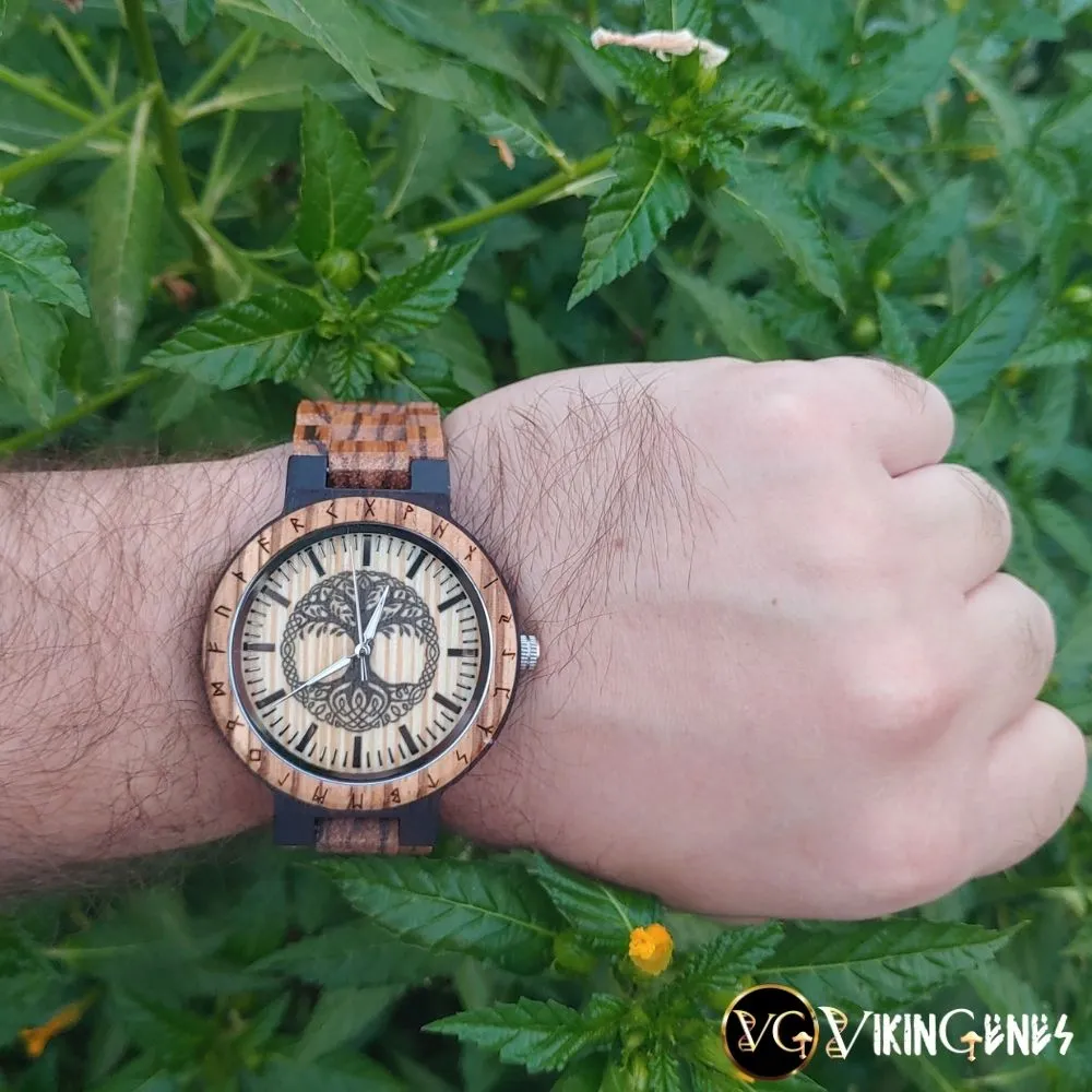 The Great Tree Of Life Wooden Watch