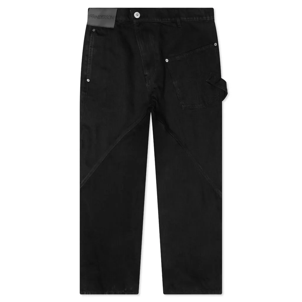 Twisted Workwear Jeans - Black