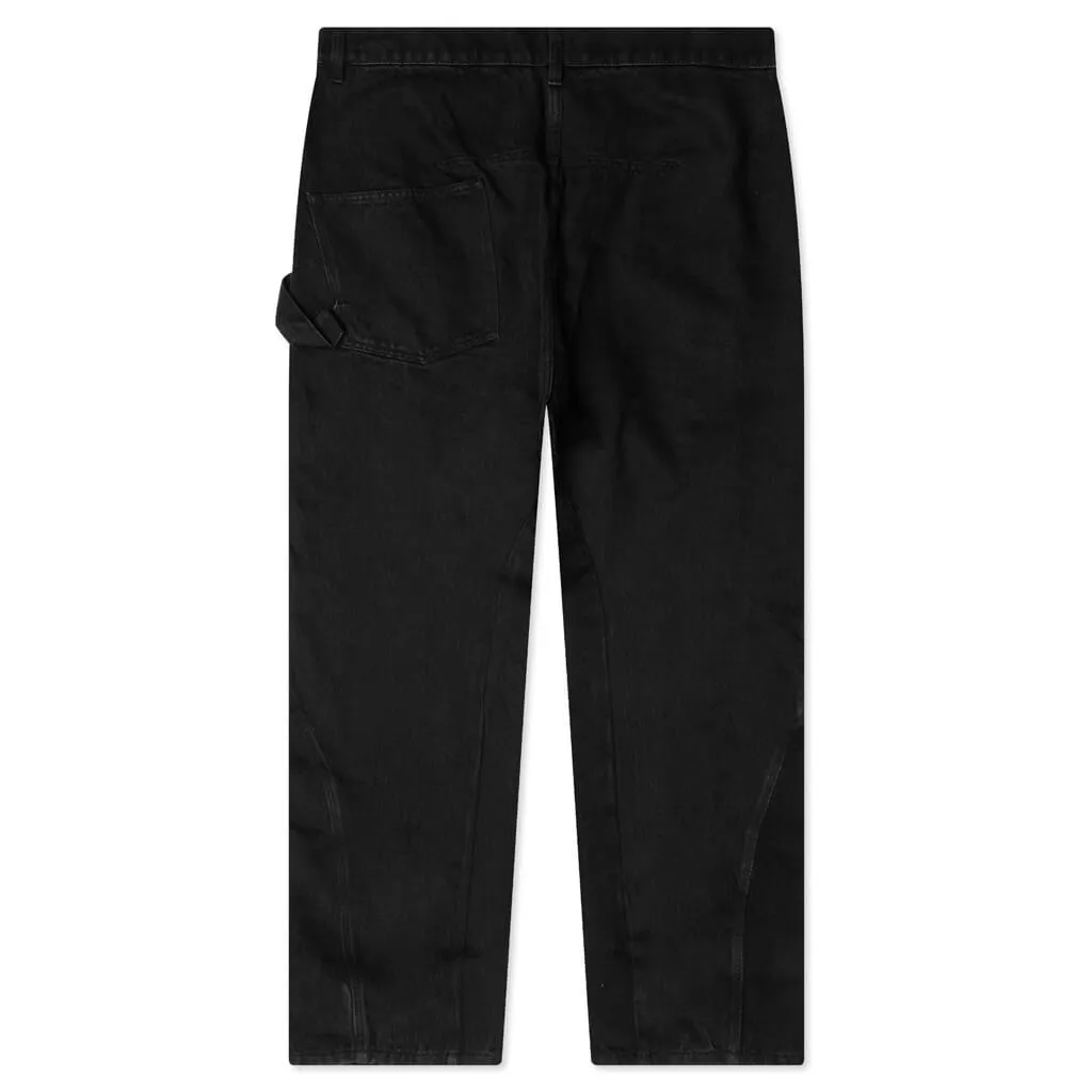 Twisted Workwear Jeans - Black