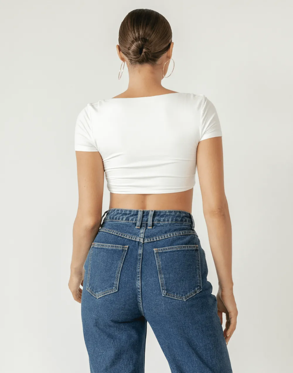 Tylah Crop Top (White)