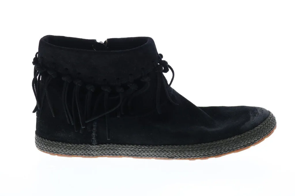 UGG Shenendoah Womens Black Suede Zipper Ankle & Booties Boots