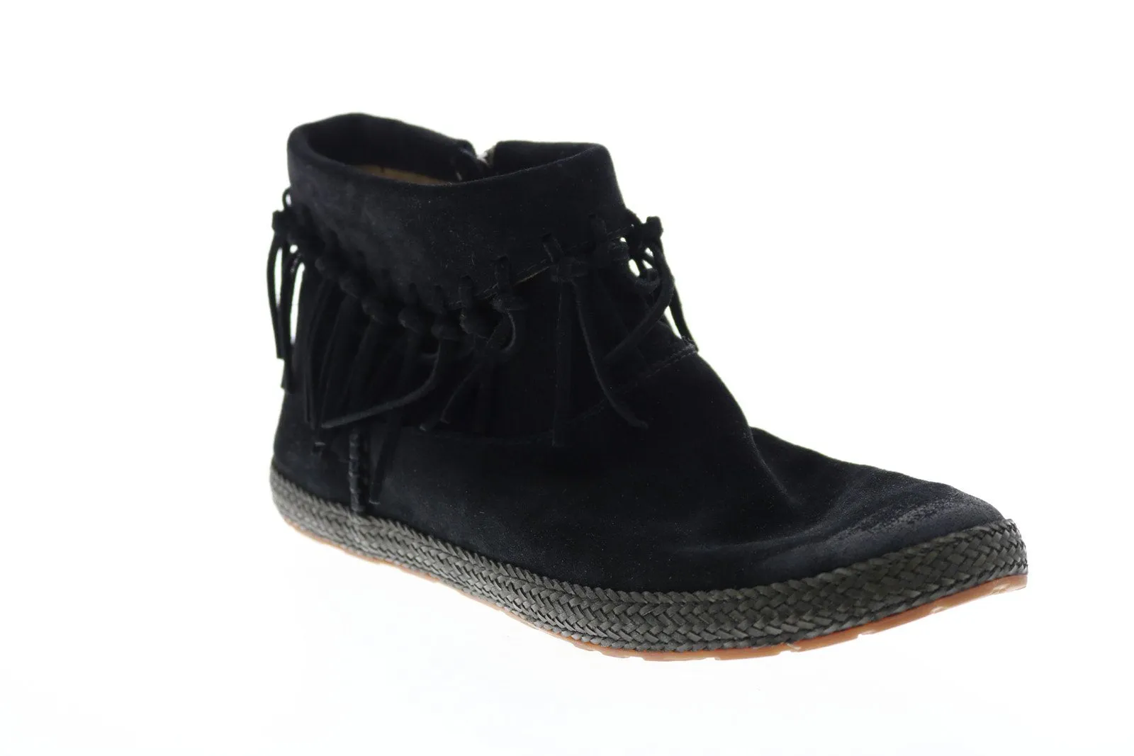 UGG Shenendoah Womens Black Suede Zipper Ankle & Booties Boots