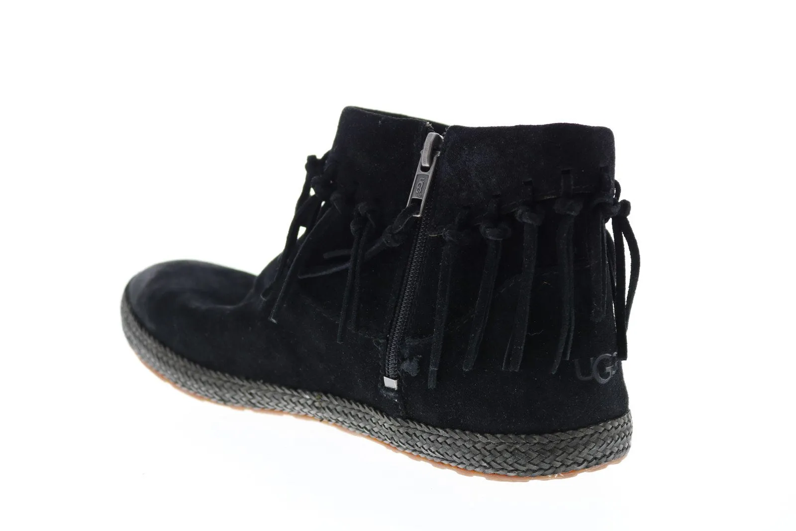 UGG Shenendoah Womens Black Suede Zipper Ankle & Booties Boots