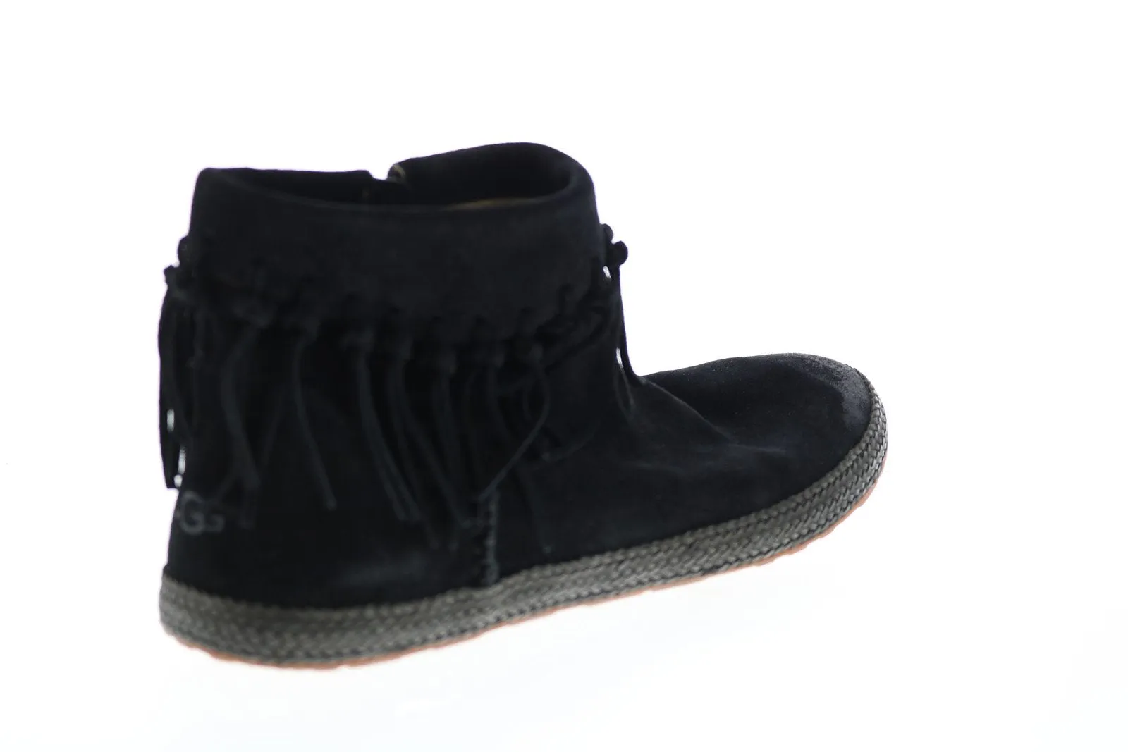 UGG Shenendoah Womens Black Suede Zipper Ankle & Booties Boots