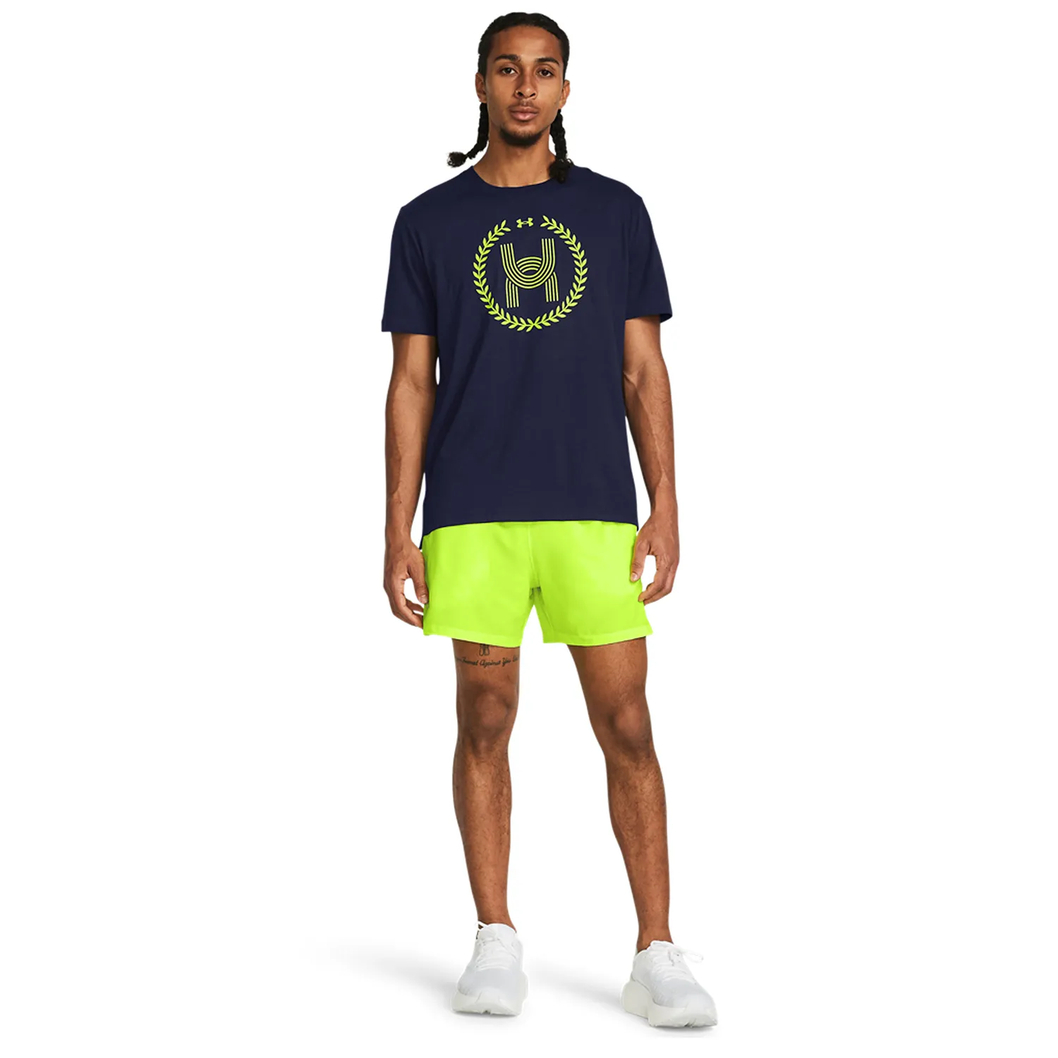 Under Armour Launch 5in Pantaloncini  High Vis Yellow/Reflective