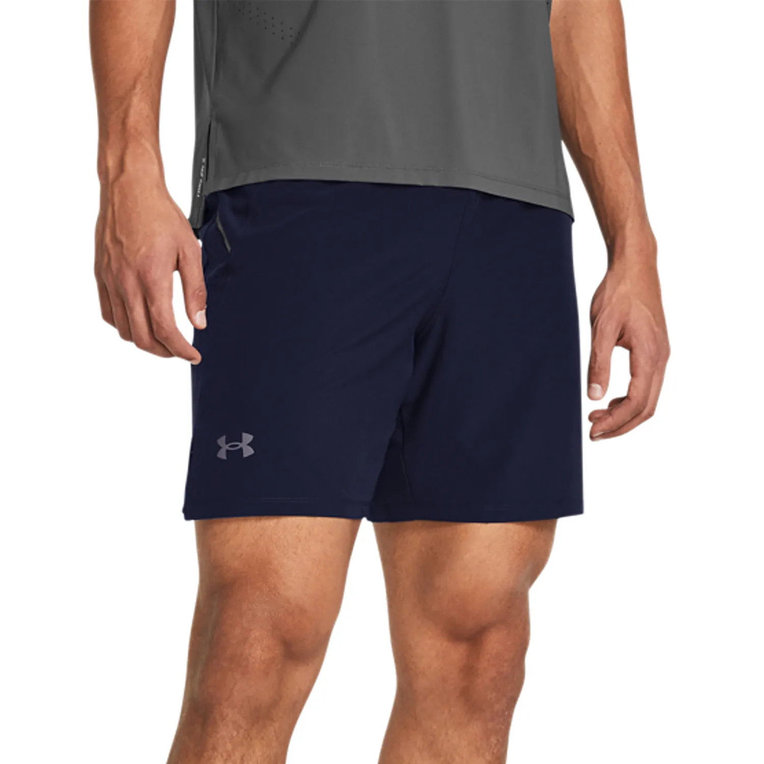 Under Armour Launch Elite 7in Pantaloncini  Midnight Navy/Reflective