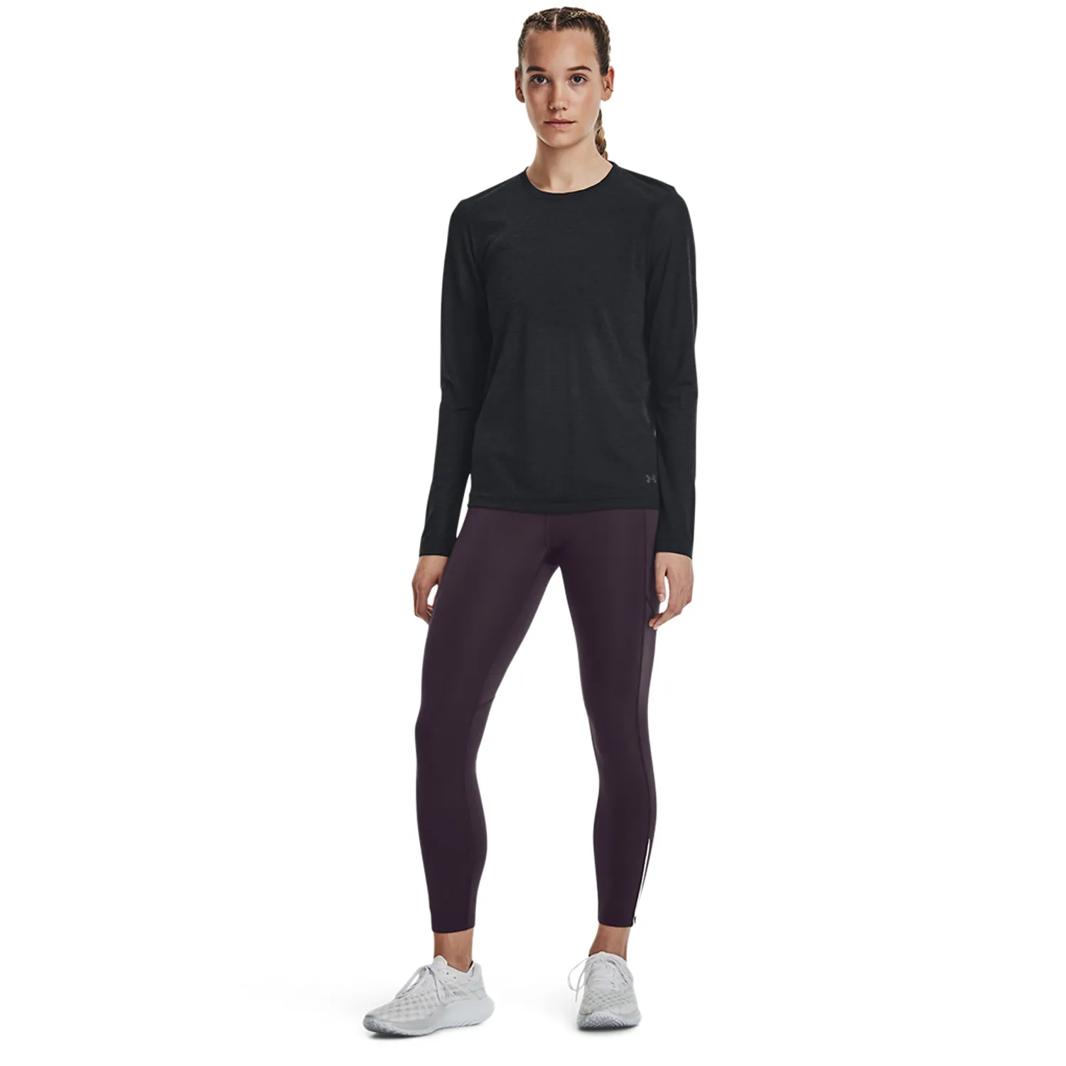 Under Armour Seamless Stride Maglia  Black/Reflective