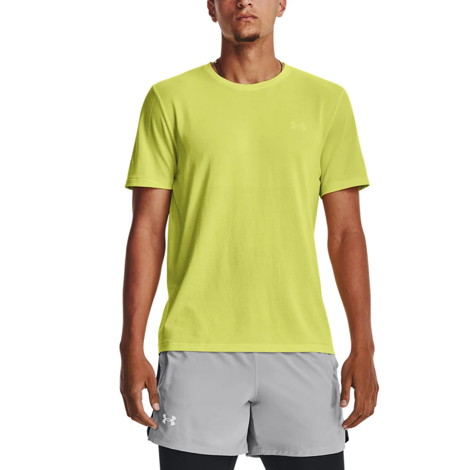 Under Armour Seamless Stride Maglietta  Lime Yellow