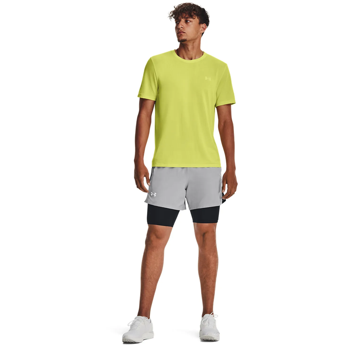 Under Armour Seamless Stride Maglietta  Lime Yellow