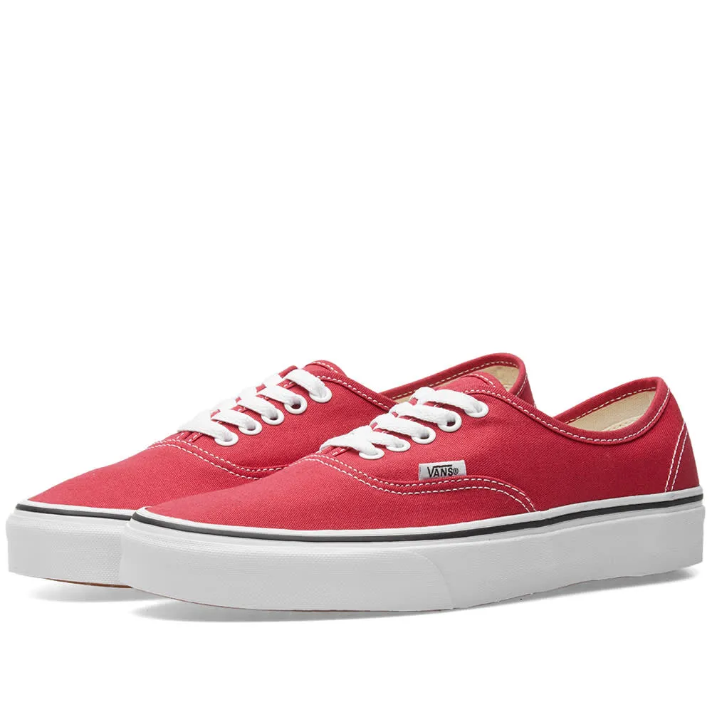 Vans AuthenticCrimson & True White