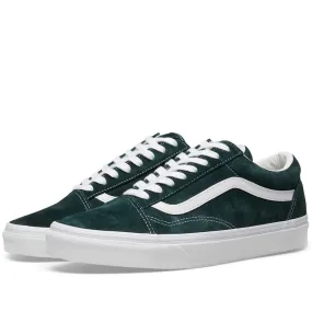 Vans Old Skool Pig SuedeDarkest Spruce & True White