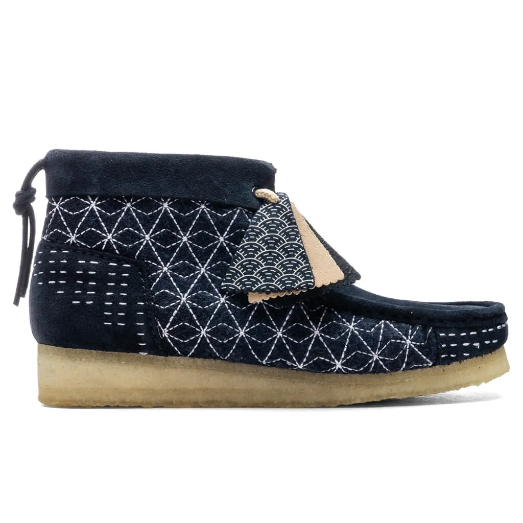 Wallabee Boot - Navy Shashiko