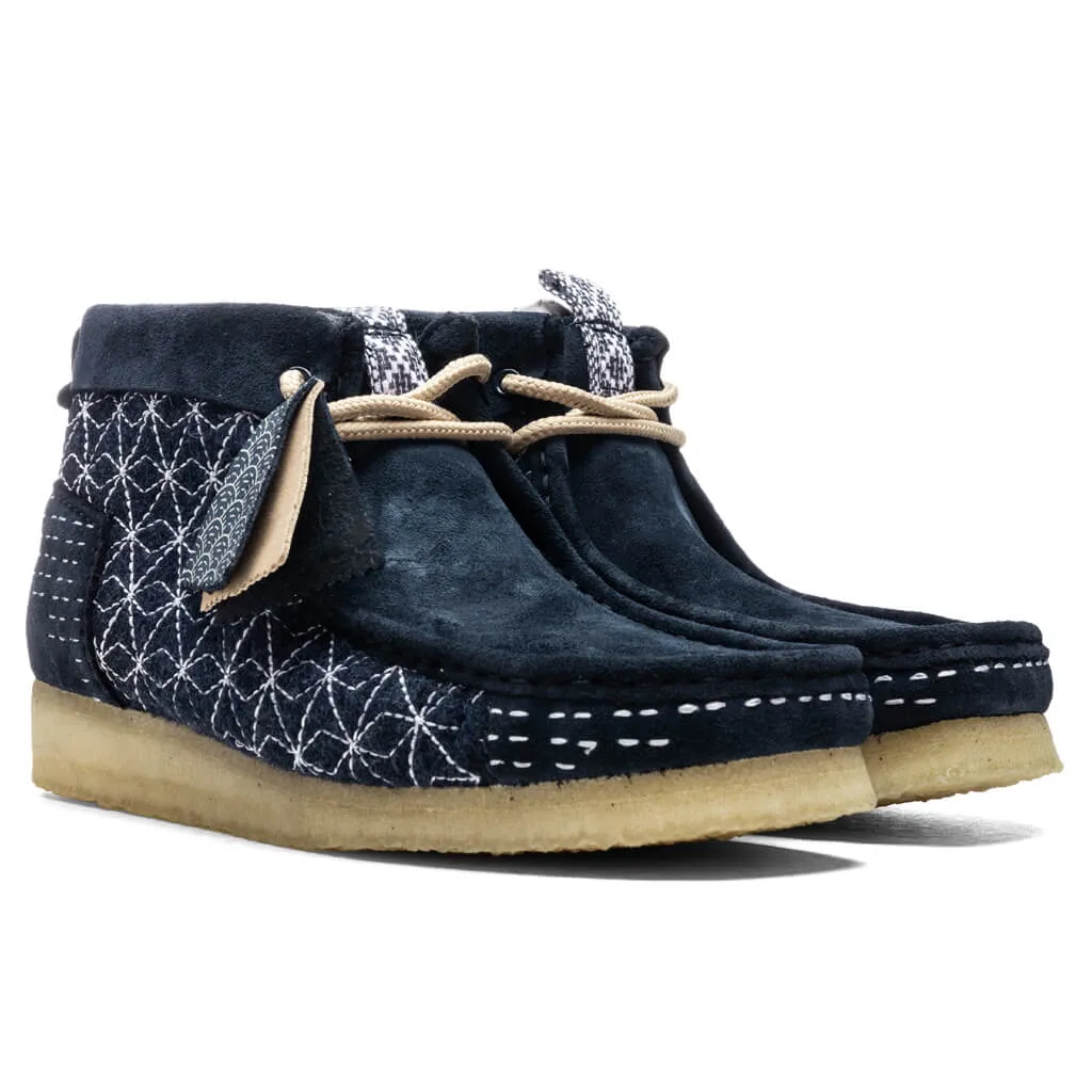 Wallabee Boot - Navy Shashiko