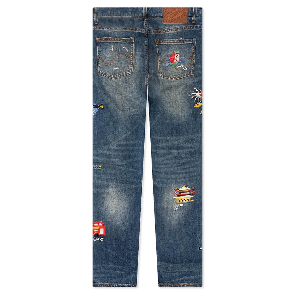 World Tour Jeans - Blueberry Haze